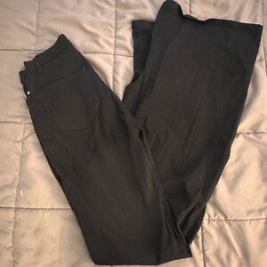 High waisted flare jeans